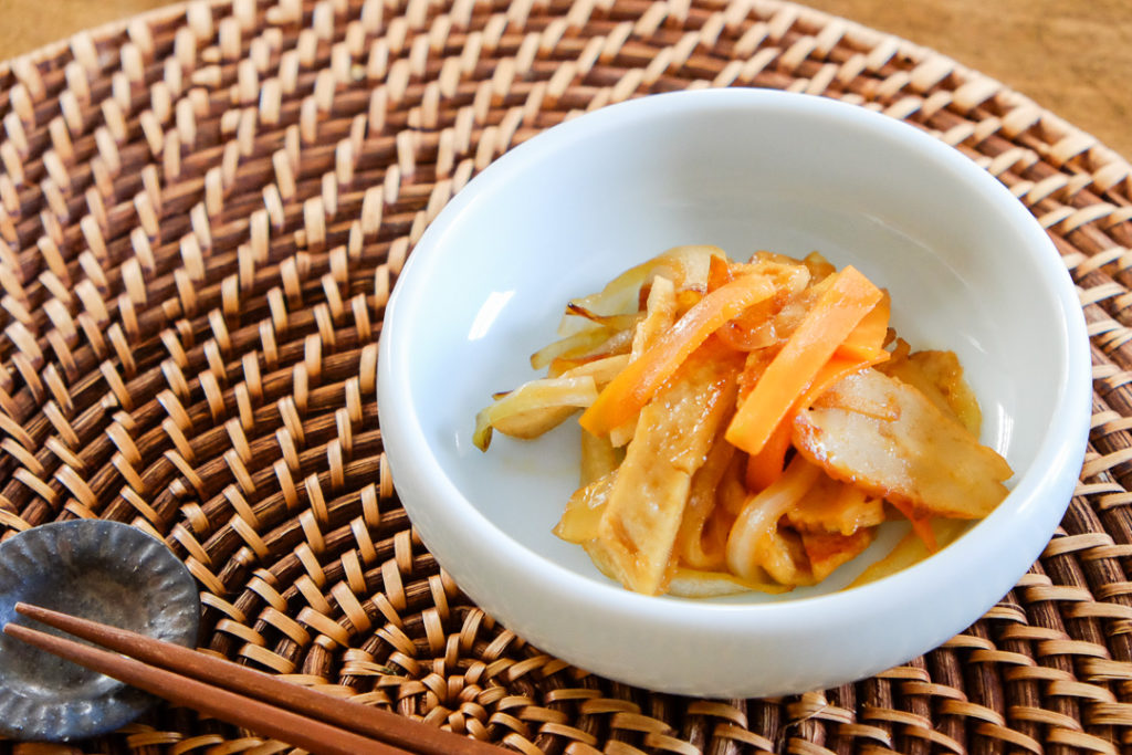 韓国風さつま揚げの炒め物