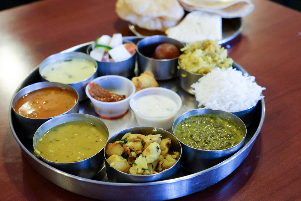 ベジタリアンのインド料理