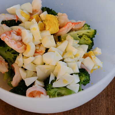 デリ風海老とブロッコリーのタルタルサラダ・手順５