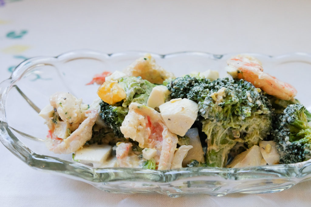 デリ風海老とブロッコリーのタルタルサラダ