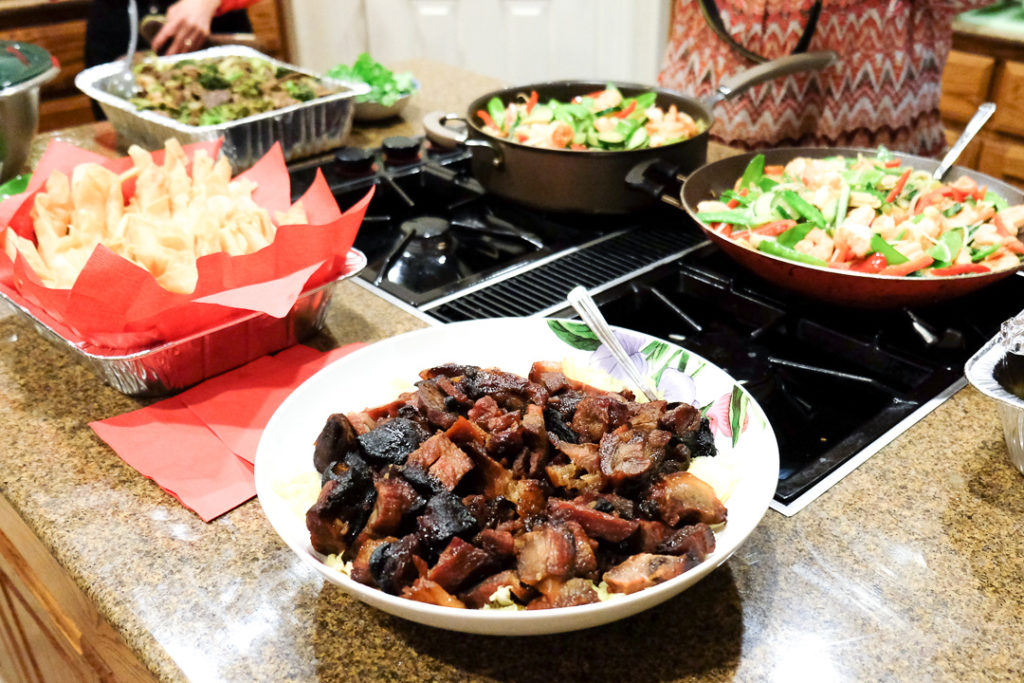中華料理のご馳走