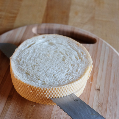 クリームチーズ＆バナナスタッフド・フレンチトースト・手順２