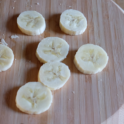 クリームチーズ＆バナナスタッフド・フレンチトースト・手順３