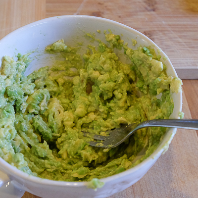 アボカドエッグトースト・手順２