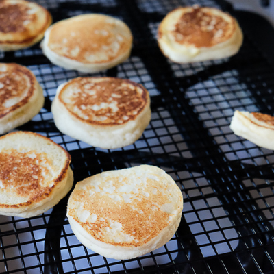 bills風リコッタパンケーキ・手順７