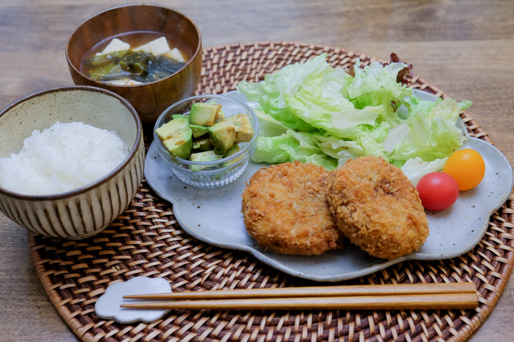 さつまいもとじゃがいものコロッケ