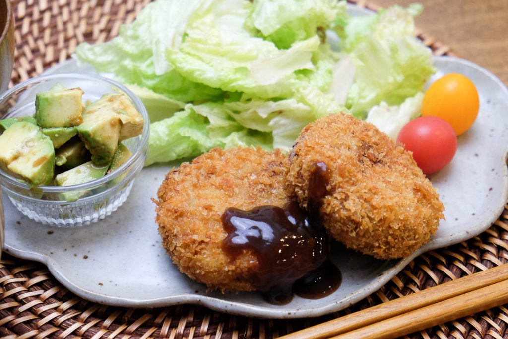 さつまいもとじゃがいものコロッケ