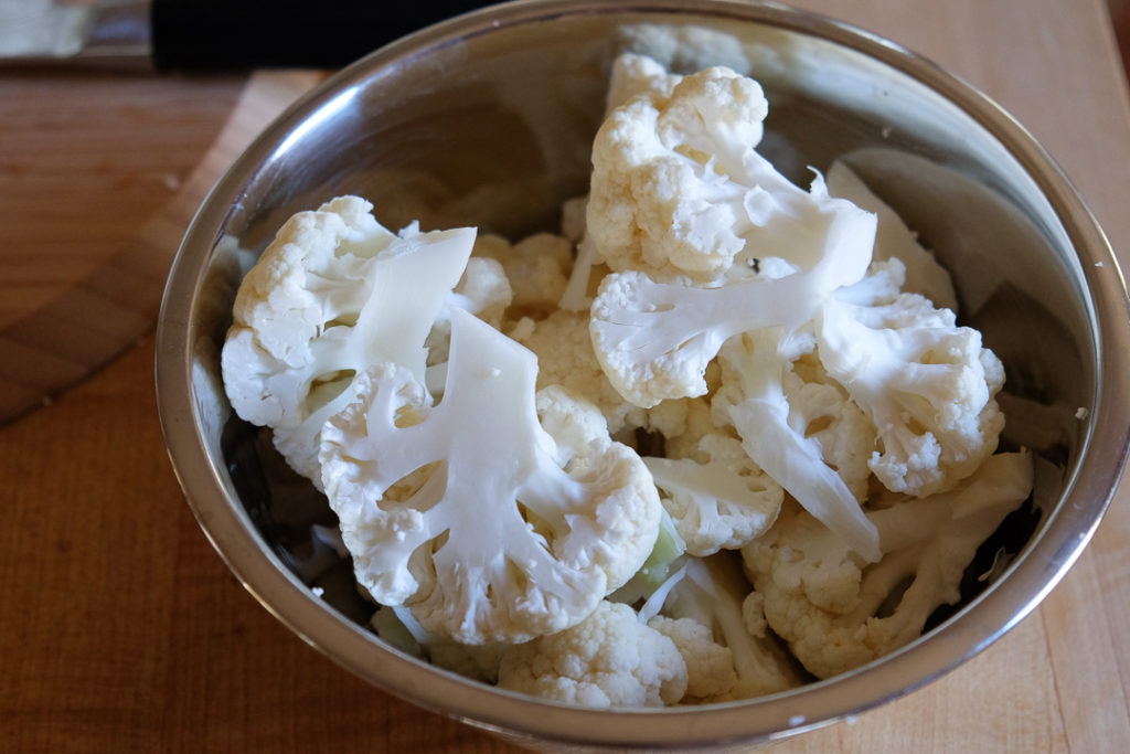 カリフラワーライス手順１