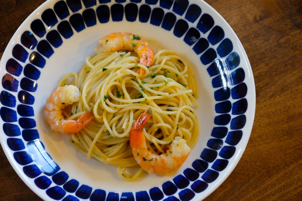 シュリンプスキャンピパスタ