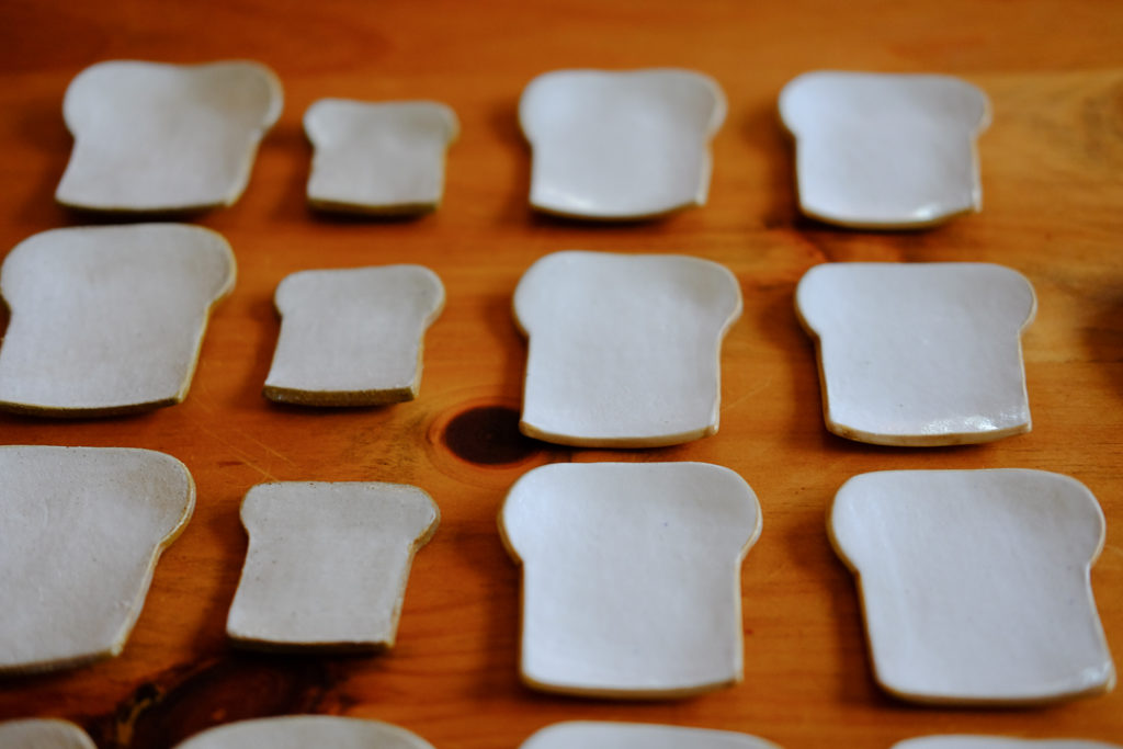 食パン小皿と箸置き