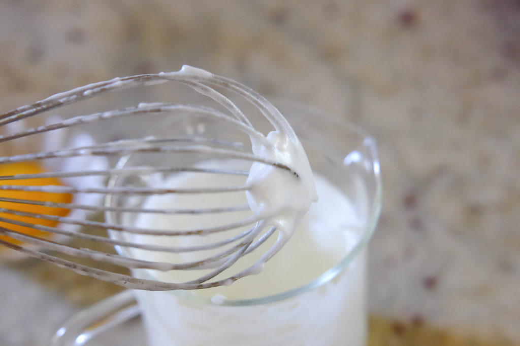 泡雪たまごかけごはん・手順４