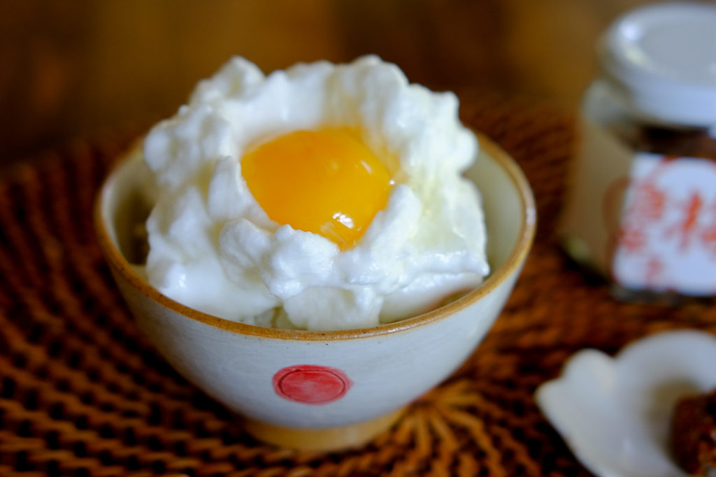 泡雪たまごかけごはん