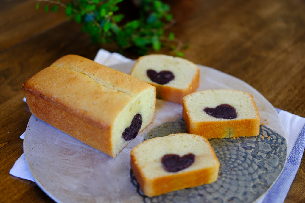 あんこのハート入り