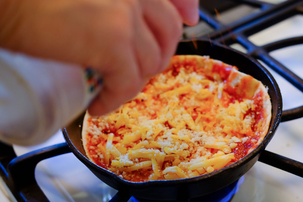 トルティーヤピザ・手順１