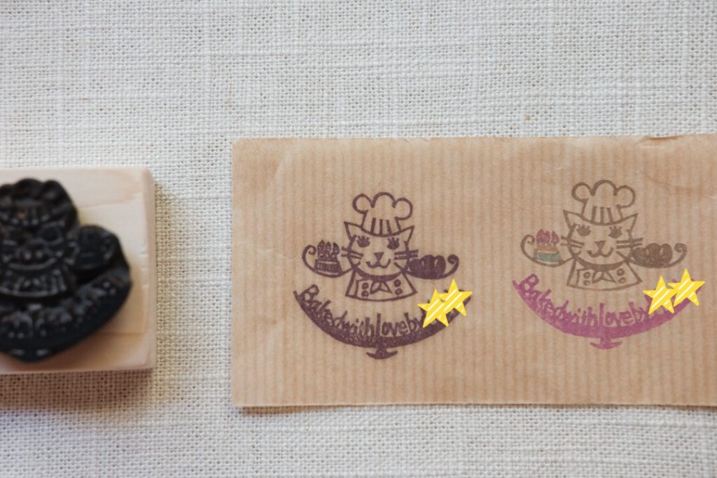 ラベル用スタンプ