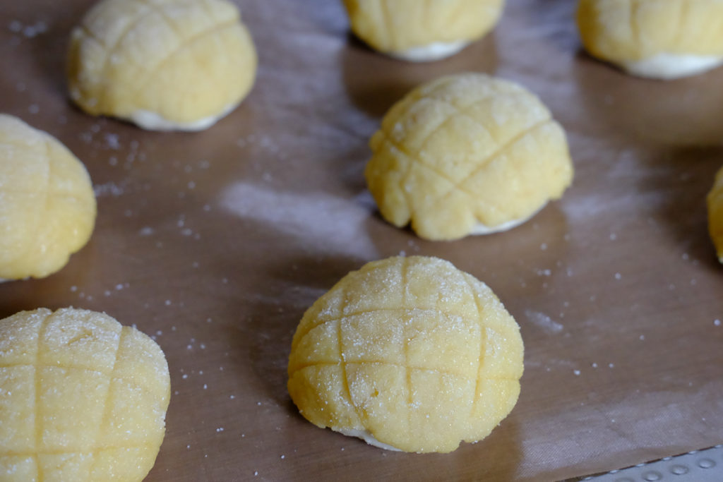 メロンパン・発酵中