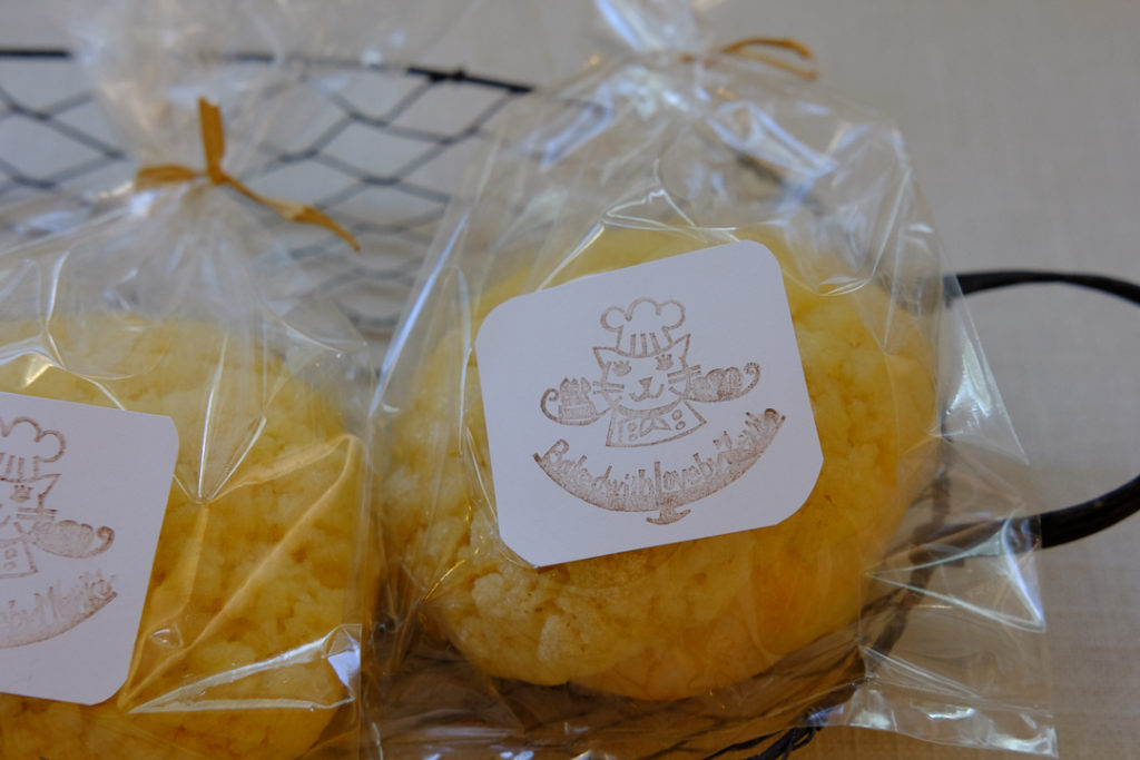 メロンパンのラッピング