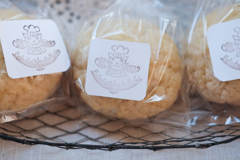 hug木さんのはんこでつくるラベル