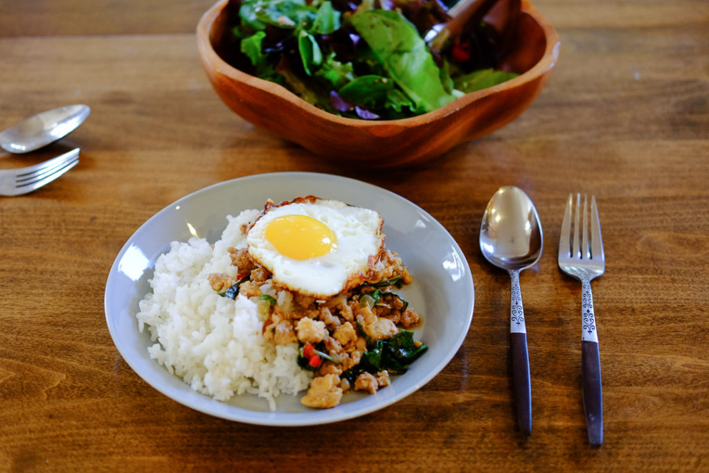 本格派のガパオライス