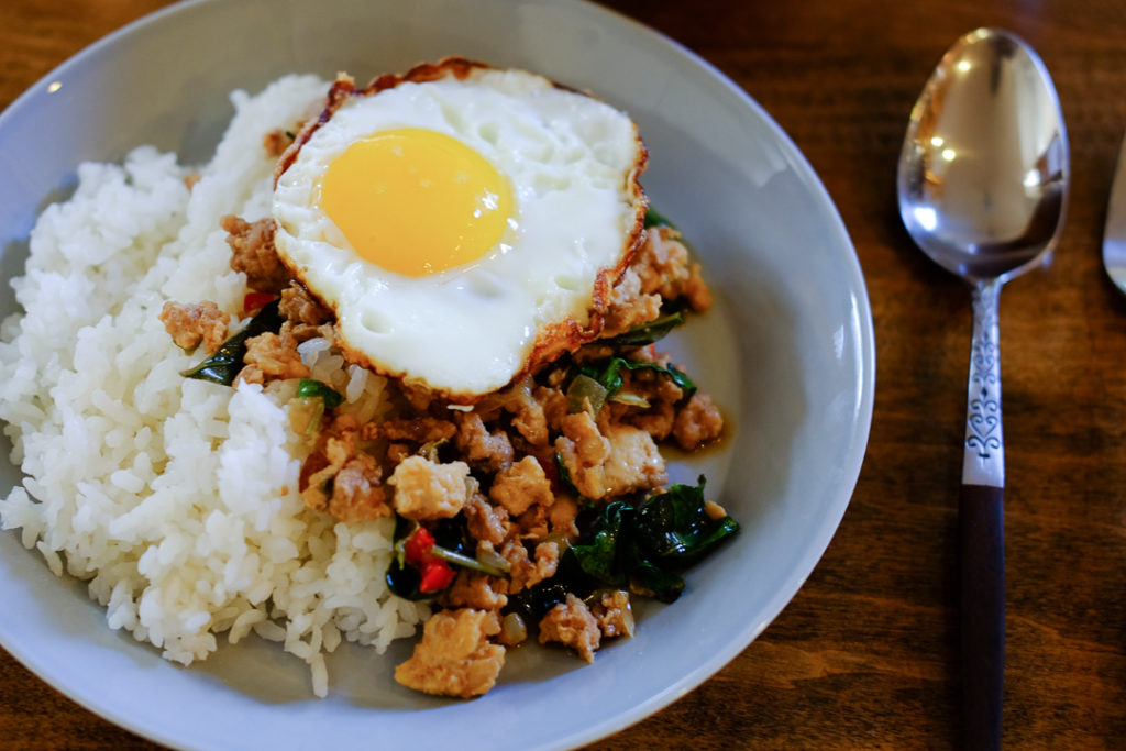 かりかり目玉焼きも