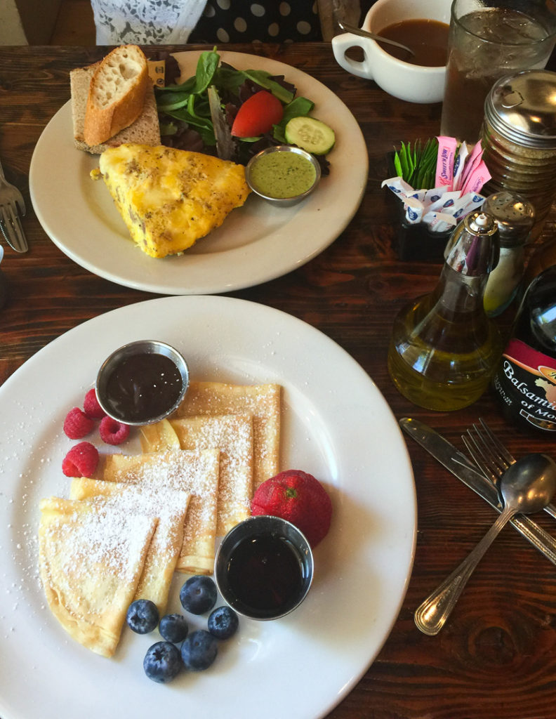 クレープとフリッタータ