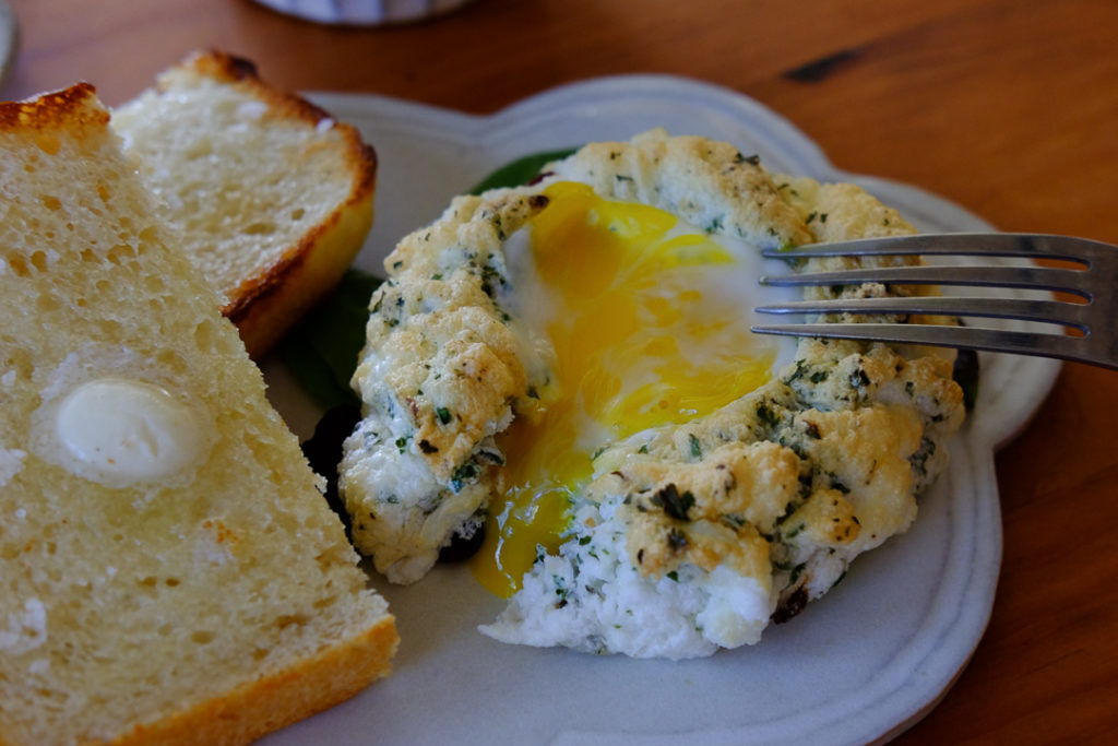 黄身は半熟で！