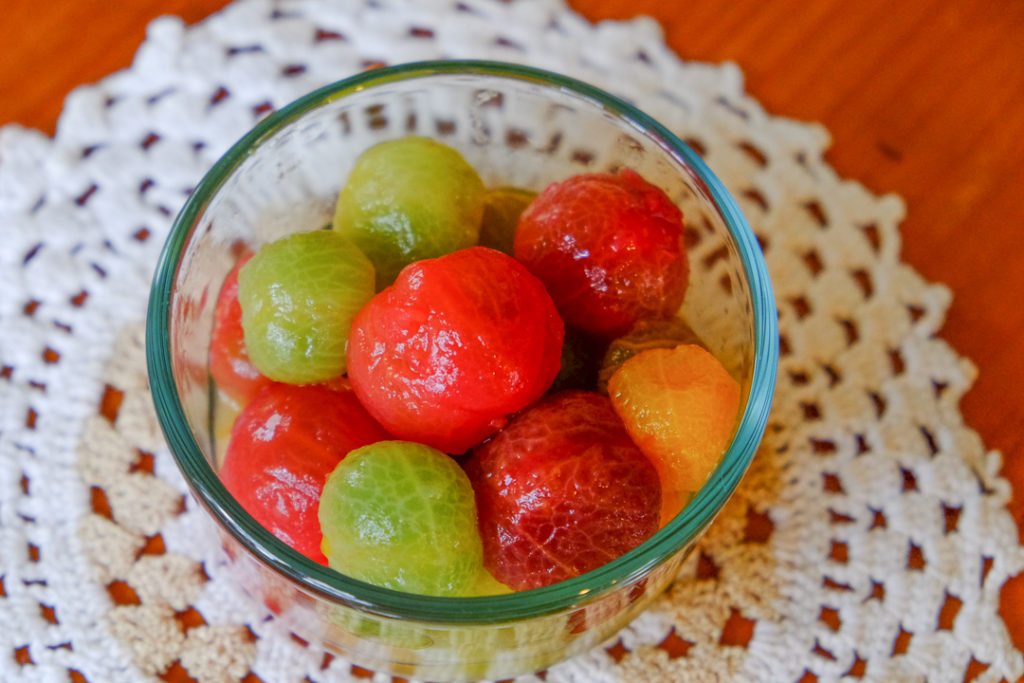 湯むきトマトのマリネ