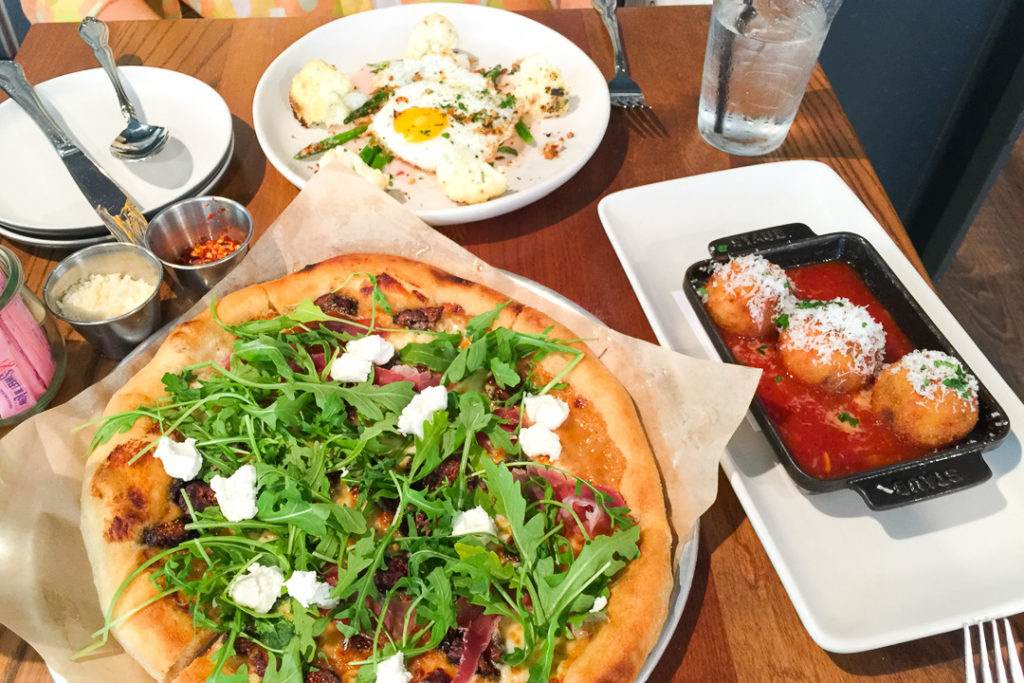 イタリアンレストランでランチ