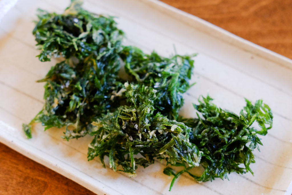 かりっかりのかき揚げ