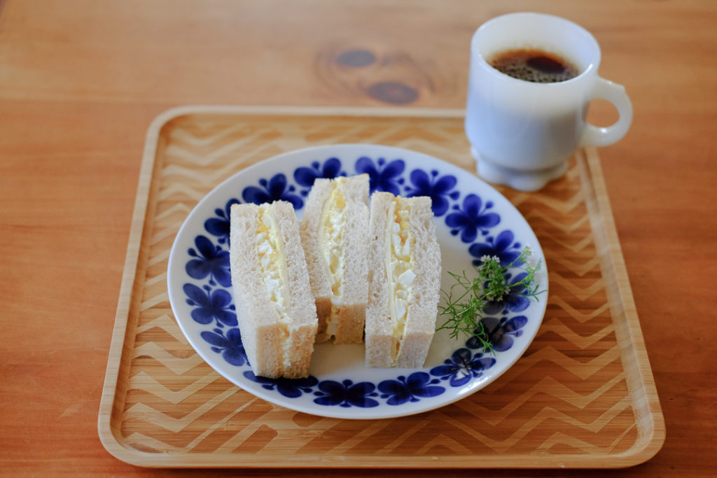 チーズ入りたまごサンド