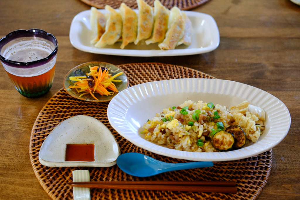 焼き豚チャーハンと餃子