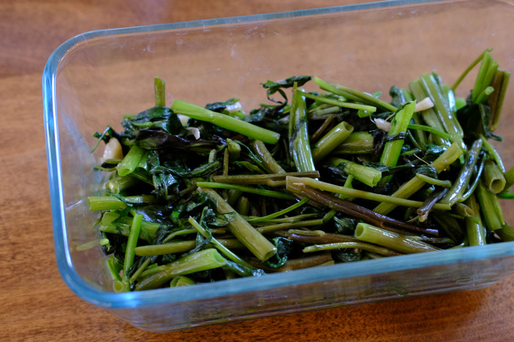 空芯菜の炒め物