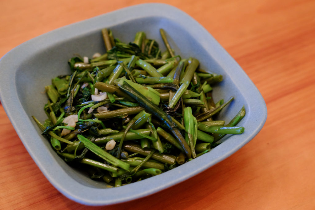 空芯菜の炒め物