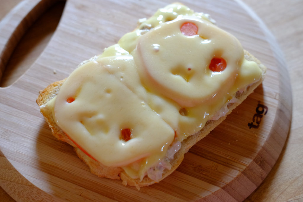 トースターで焼く