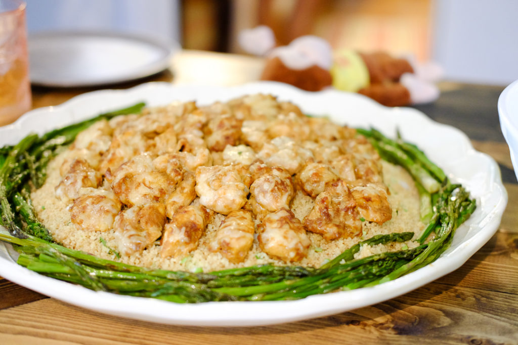 タンドリーチキンとクスクス