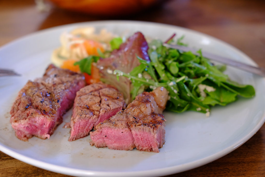 ステーキディナー