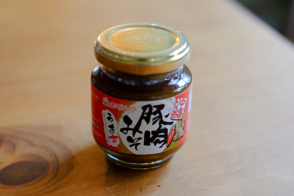 沖縄の豚肉みそ