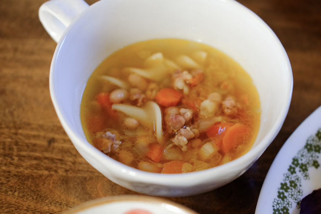 具だくさんスープ