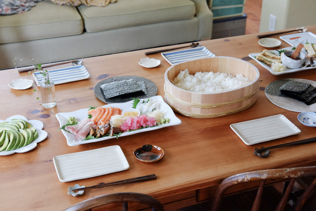 おうち手巻きずしランチ