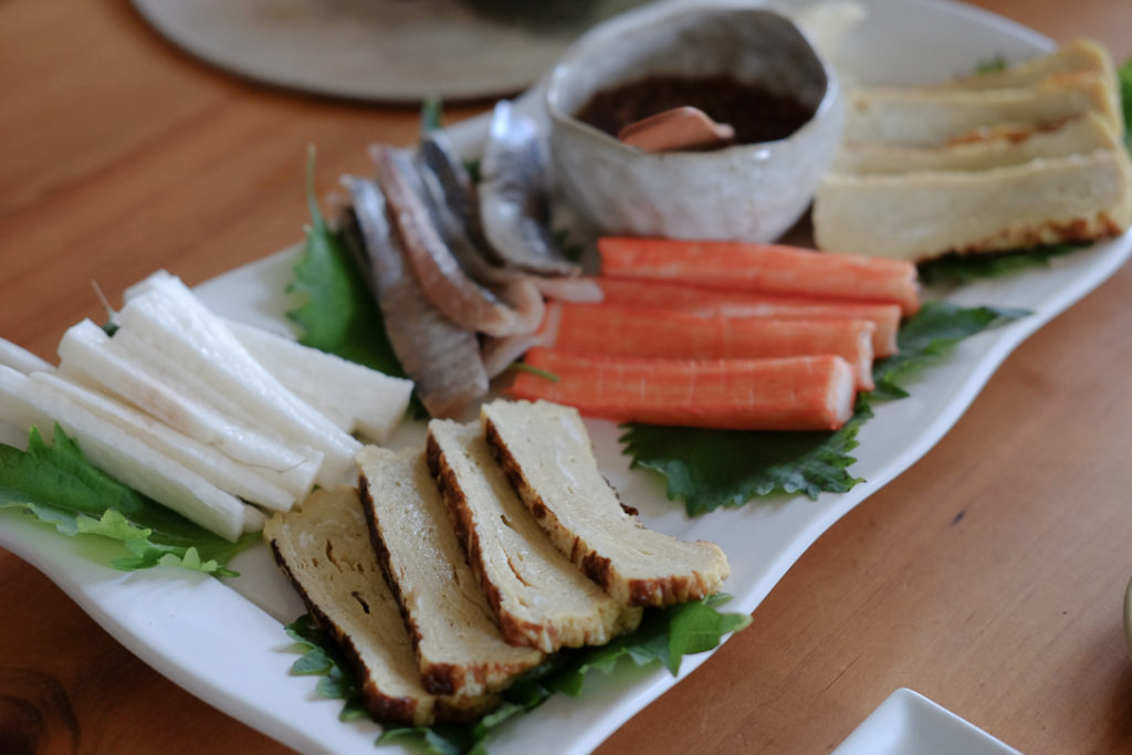 山芋、たまご、かにかま、いくら、など