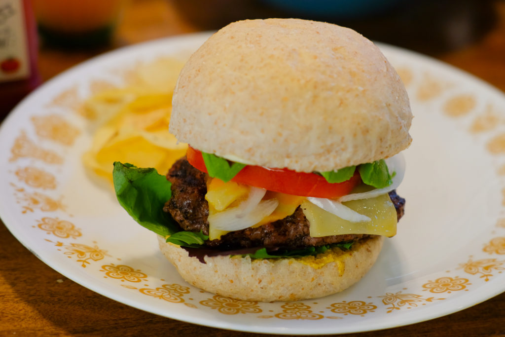 このバンズで作るハンバーガーは最高です♪