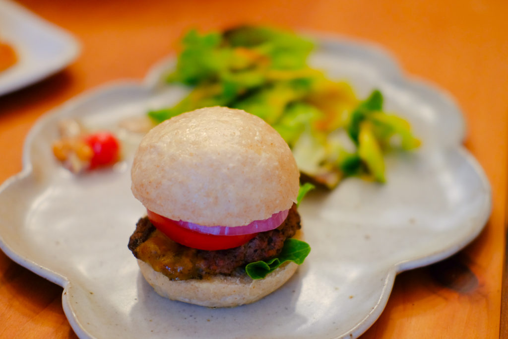 自家製バンズのスライダー