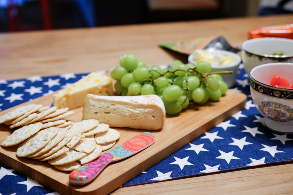 チーズとフルーツ