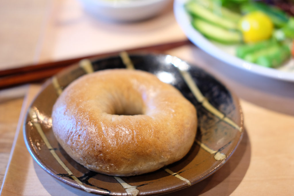 地粉を使ったベーグル