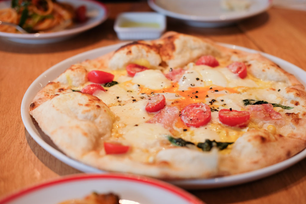 ピザがとってもおいしかった♪