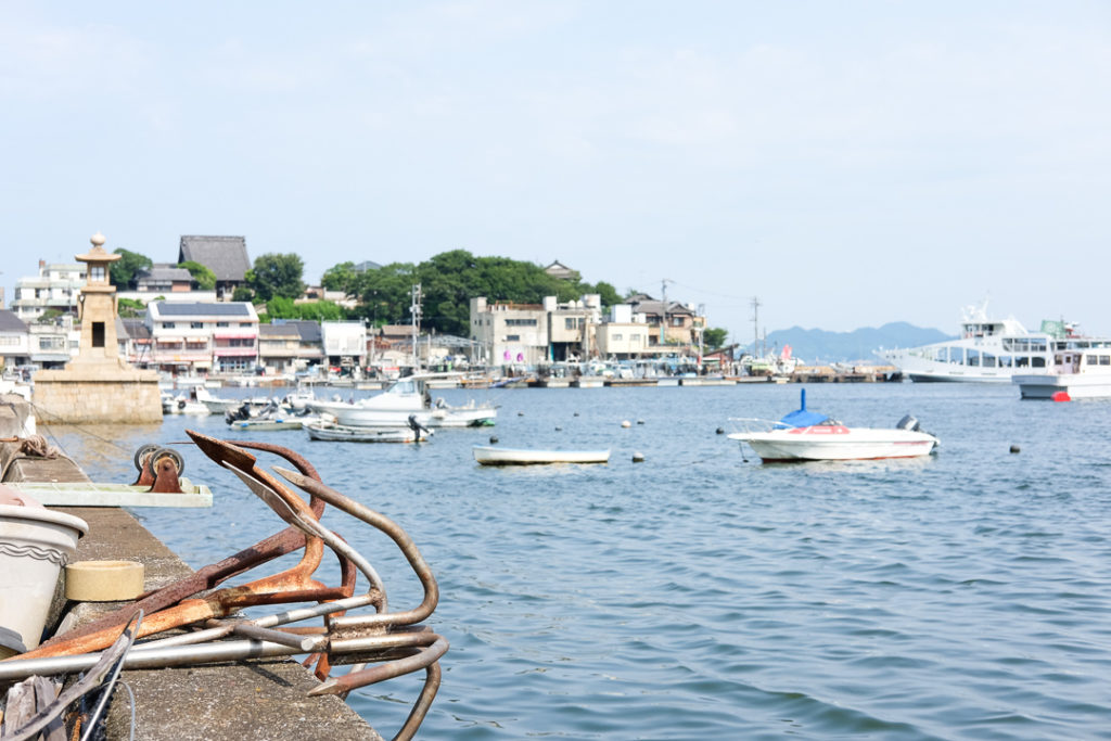 鞆の浦の漁港