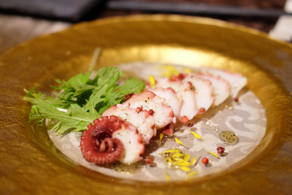 たこのカルパッチョ