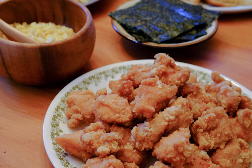 山盛りからあげ