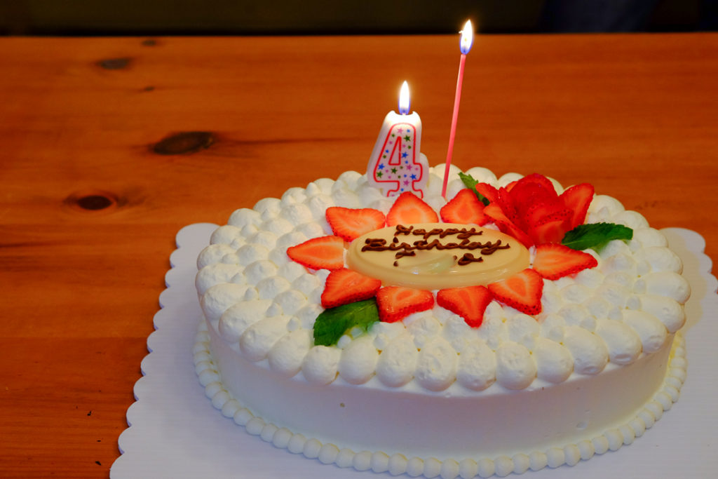 バースデーチーズケーキ