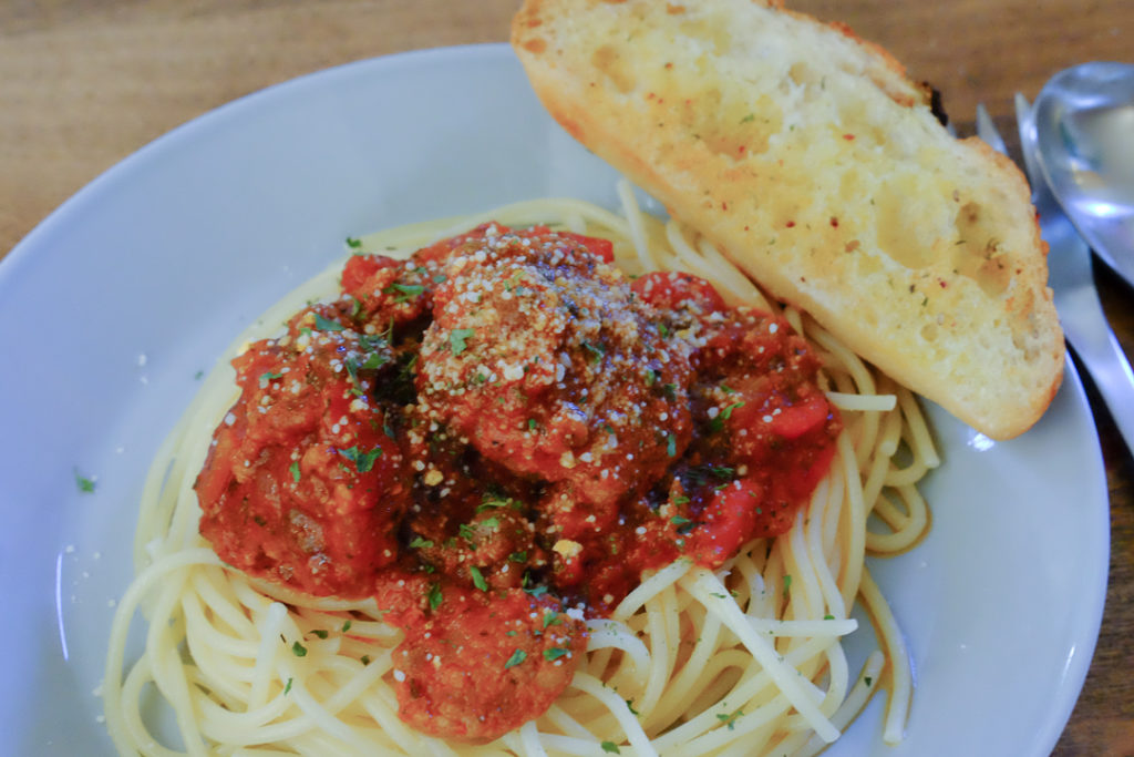 ミートボールスパゲティ